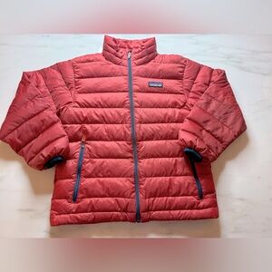 Patagonia Kids Down Sweater - Burnished Red - Small 7-8 in brand new condition